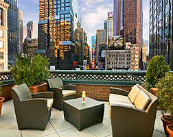 Novotel Times Square outdoor Terrace with wonderful views